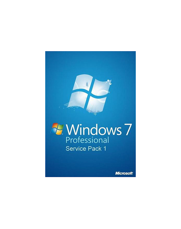 Microsoft (OEM) MS Win Pro 7 SP1 x64 French 1pk DVD OEM główny