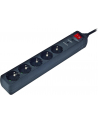 EnerGenie Surge Protector SPG5-C-5/ 1.5 m/ 5 Sockets/ Black - nr 15