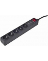 EnerGenie Surge Protector SPG5-C-5/ 1.5 m/ 5 Sockets/ Black - nr 19
