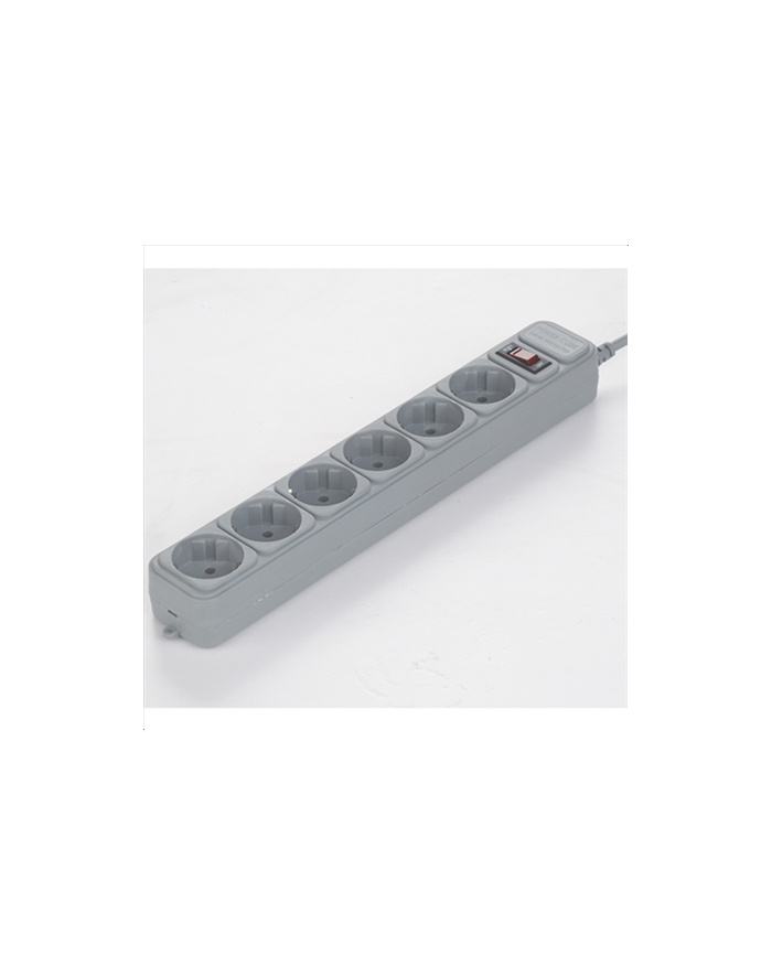 Gembird Power Cube Surge Protector SPG6-B-6C/ 1.8 m/ 6 Sockets/ Grey główny
