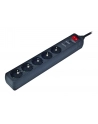 EnerGenie Surge Protector SPG5-C-5/ 1.5 m/ 5 Sockets/ Black - nr 1