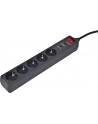 EnerGenie Surge Protector SPG5-C-5/ 1.5 m/ 5 Sockets/ Black - nr 20