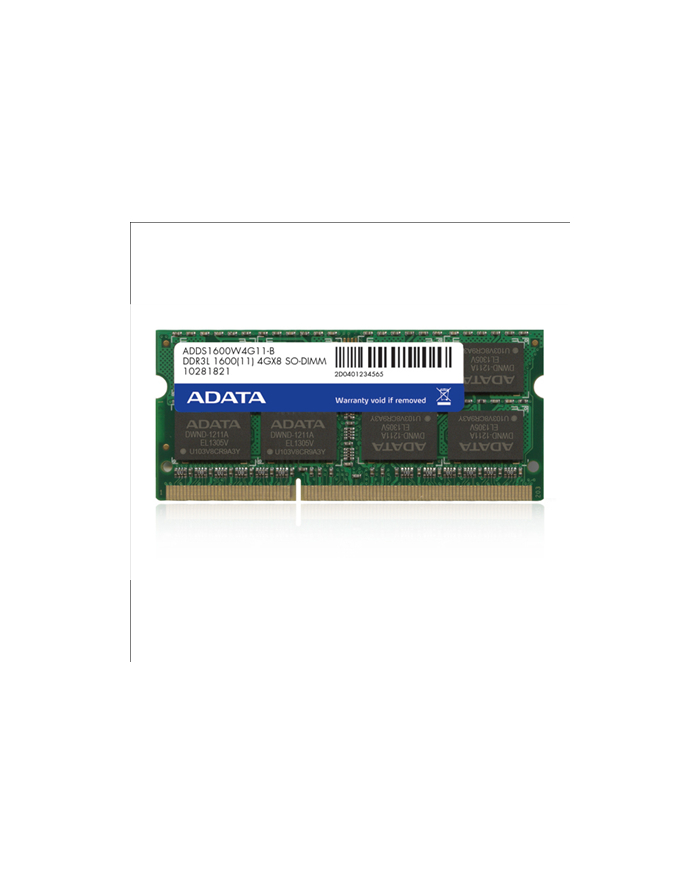 A-DATA 8GB DDR3L SO-DIMM 1600 512x8 CL11 - Single Tray główny