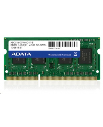 A-DATA 8GB DDR3L SO-DIMM 1600 512x8 CL11 - Single Tray