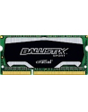 Crucial 4GB DDR3-1600 Ballistix Sport SODIMM 204pin, PC3-12800, CL9, 1.35V - nr 8
