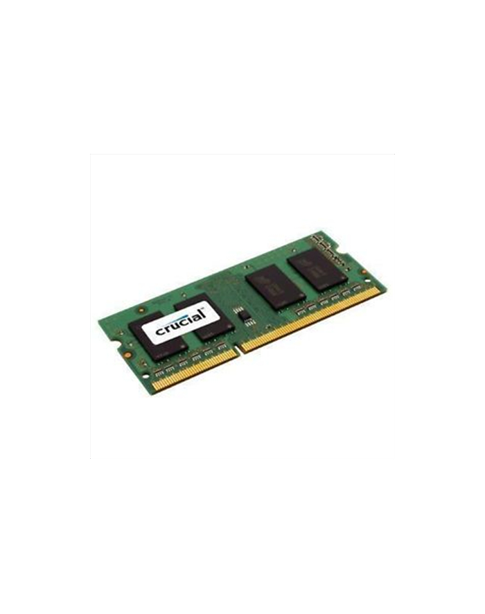 Crucial 2GB SODIMM, 204-pin, PC3-12800, CL=11, Unbuffered, NON-ECC, DDR3-1600, 1.35V główny