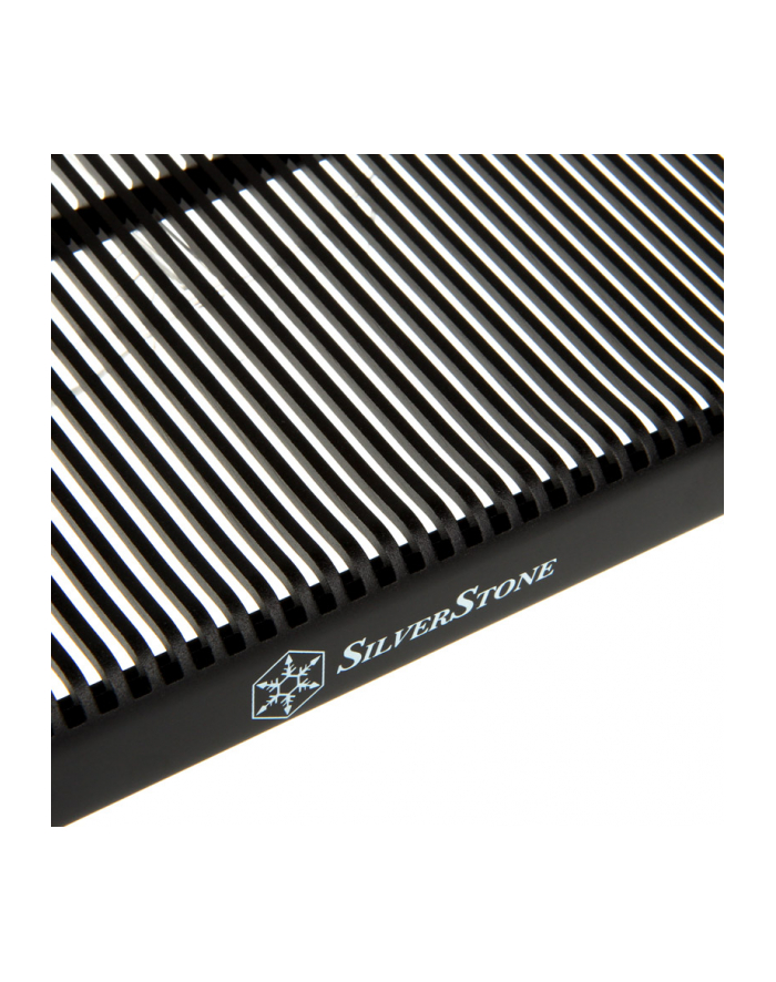 Silverstone notebook cooler ''Noble Breeze'' up to 15'' nb, 1x200 mm black fan główny