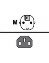 Cable powercord (D ..)  1.8m  grey - nr 14