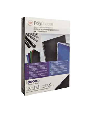 GBC Okładki do bindowania PolyOpaque, A4, niebieskie, 300mic, 100 szt.