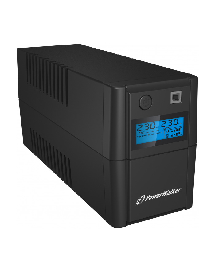 UPS POWER WALKER LINE-INTERACTIVE 650VA 2X 230V PL OUT, RJ11 główny