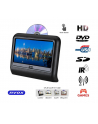 NVOX Monitor dotykowy zagłówkowy LED 9 cali HD DVD USB SD IR GRY - nr 1