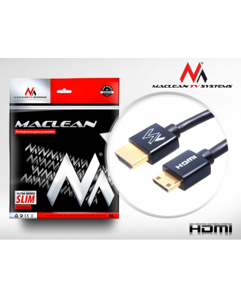 Maclean Przewód HDMI-miniHDMI 2m SLIM MCTV-712