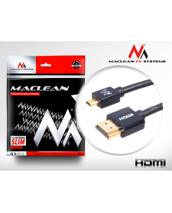 Maclean Przewód HDMI-microHDMI SLIM 2m MCTV-722