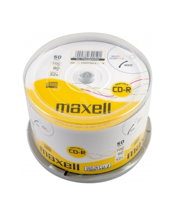 Maxell CD-R 700 MB 52x PRINTABLE CAKE 50 szt