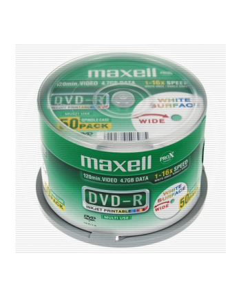 Maxell DVD-R  4,7 GB 16x PRINTABLE CAKE 50 szt