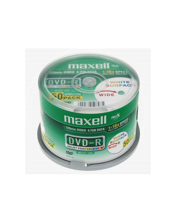 Maxell DVD-R  4,7 GB 16x PRINTABLE CAKE 50 szt główny