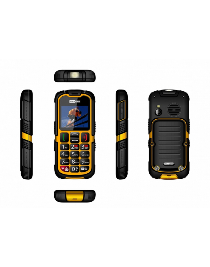 Maxcom MM 910 STRONG HEAVY DUTY ŹÓŁTY główny