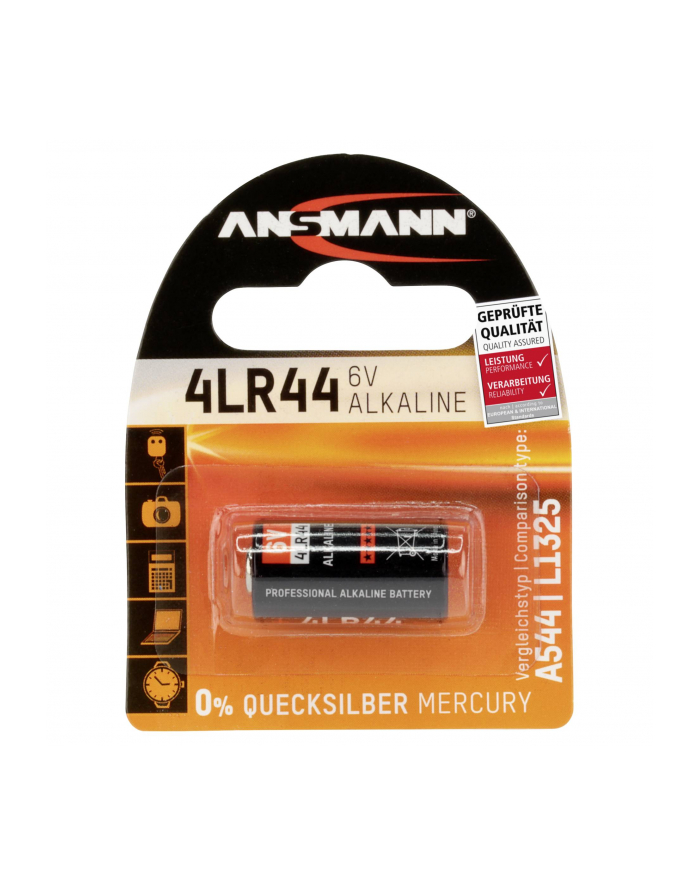 Ansmann Bateria alkaliczna 6V 4LR44 główny