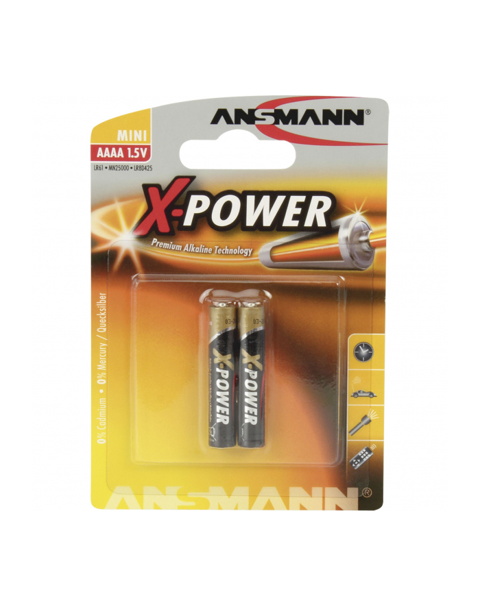 Ansmann Bateria alkaliczna X-Power AAAA (Mini) główny