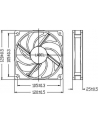 TITAN Wentylator 120x120x25 12V PWM EXTREME TFD-12025H - nr 12