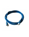 ART Patch cord 0,5m niebieski UTP 5e - nr 5