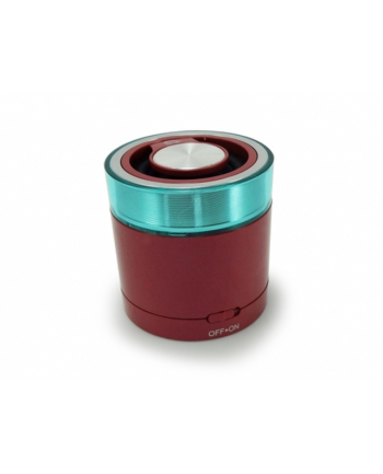 GŁOŚNIK CONCEPTRONIC MOBILNY BT 3.0, 3W, USB, MINI JACK, AKUM. 400MAH -DO 3H MUZYKI, CZERWONY
