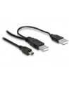 KABEL USB AM MINI USB 2.0 -> 2XAM-AF 1.5M DELOCK - nr 3
