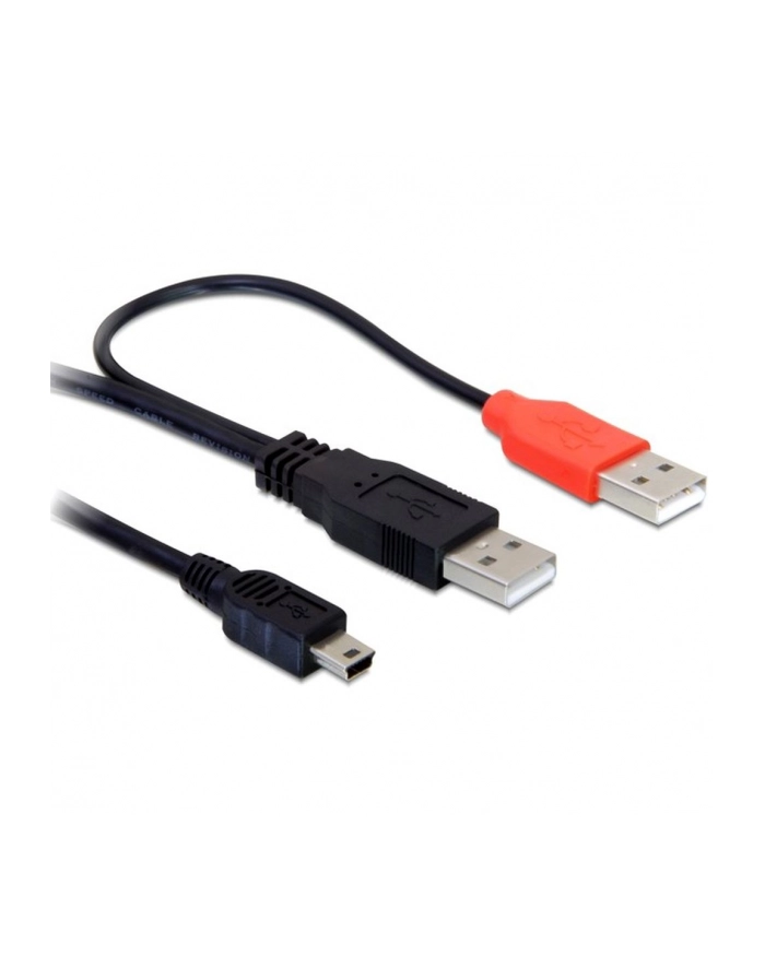 KABEL USB AM MINI USB 2.0 -> 2XAM-AF 1.5M DELOCK główny