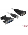 ADAPTER USB->SERIAL 9PIN+25PIN DELOCK - nr 19