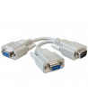 ADAPTER COM DB9(M)->2X COM DB9(F) 17CM DELOCK - nr 14