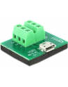 ADAPTER TERMINAL BLOCK (6PIN)->MICRO USB(F) DELOCK - nr 3