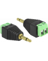 ADAPTER TERMINAL BLOCK (2PIN)->JACK 3.5MM(M) DELOCK - nr 11