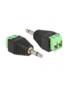 ADAPTER TERMINAL BLOCK (2PIN)->JACK 3.5MM(M) DELOCK - nr 3