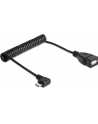 KABEL USB MICRO BM->AF USB 2.0 OTG SPIRALA 28-55CM DELOCK - nr 3
