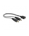 KABEL USB MICRO BF->USB MICRO BM X2 20,5CM (ROZGAŁĘŹNIK) USB 2.0 DELOCK - nr 9