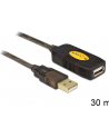 KABEL USB AM-BM 2.0 30M AKTYWNY BLACK DELOCK - nr 17