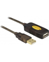 KABEL USB AM-BM 2.0 30M AKTYWNY BLACK DELOCK - nr 18
