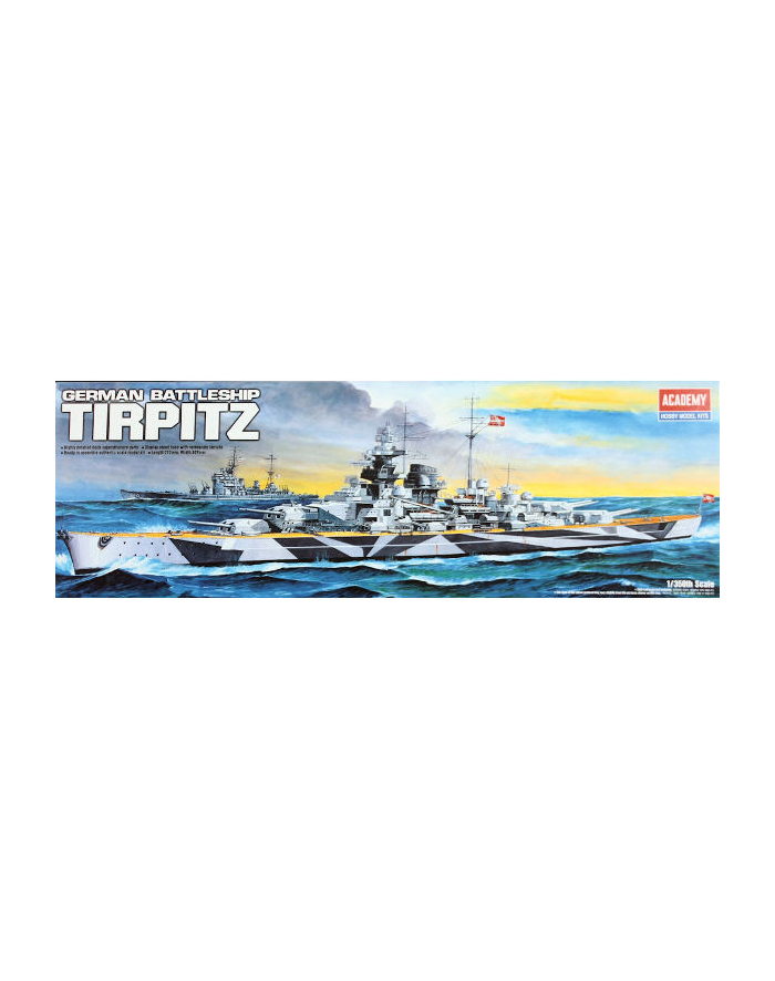 ACADEMY German Battleship Tirpitz główny