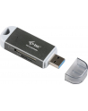 i-tec USB 3.0 Dual Card Reader SD & micro SD card external card reader - nr 31