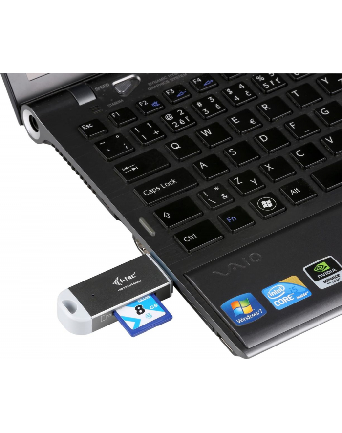 i-tec USB 3.0 Dual Card Reader SD & micro SD card external card reader główny