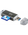 i-tec USB 3.0 Dual Card Reader SD & micro SD card external card reader - nr 33