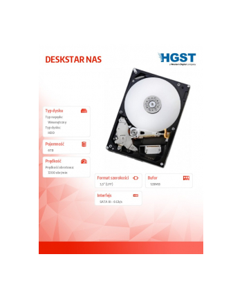 HDD HGST Internal Drive Kit 5TB 3 5   7200rpm NAS