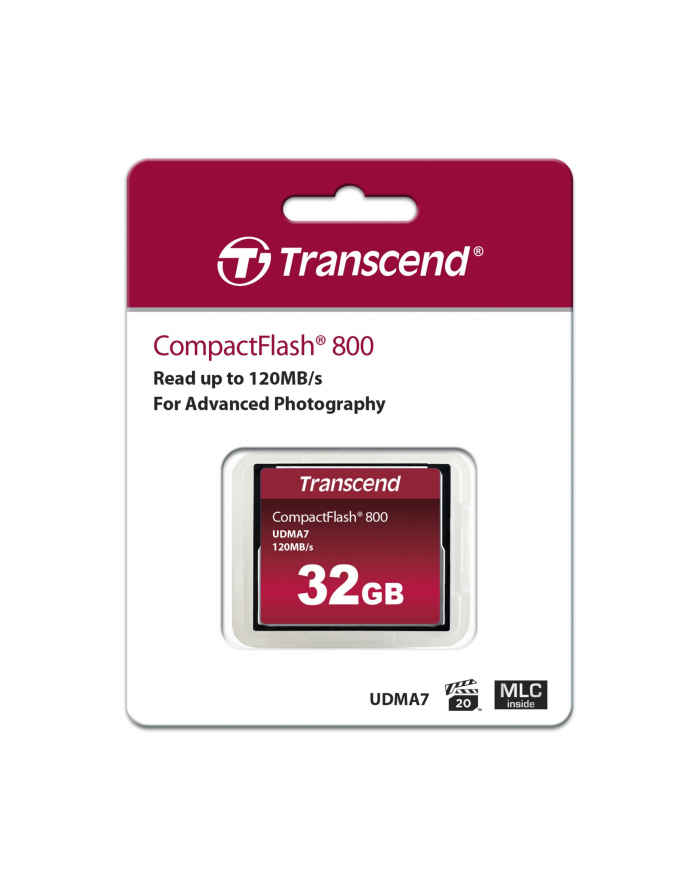 Transcend CF Card (800X) 32GB główny