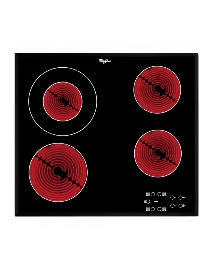 Płyta Ceramiczna 4-polowa Whirlpool AKT 8130 BA  (Czarny) główny
