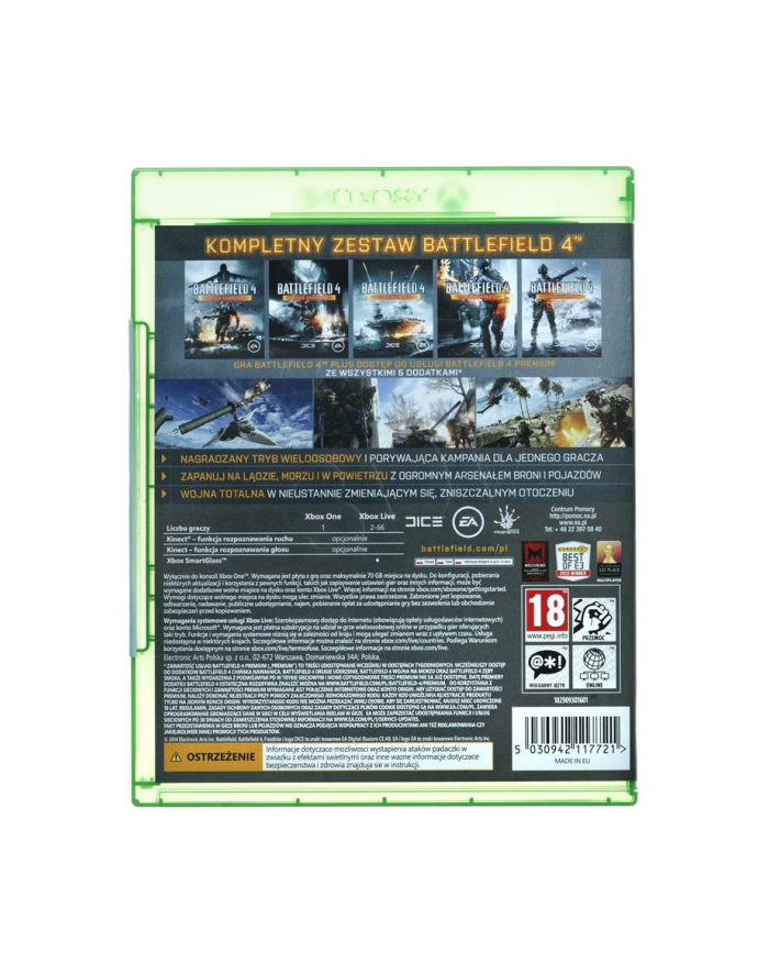 Gra Xbox ONE Battlefield 4 Premium Edition główny