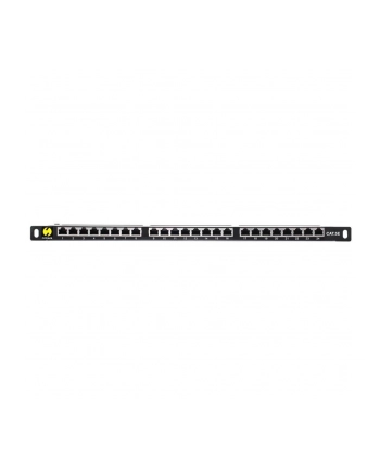 Netrack patchpanel 19'' 24-porty kat. 5e FTP LSA, 0,5U z półką