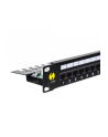 Netrack patchpanel 19'' 24-porty kat. 6 UTP LSA z półką - nr 1