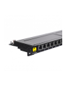 Netrack patchpanel 19'' 24-porty kat. 5e FTP LSA, 0,5U z półką - nr 1