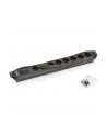 Triton Listwa zasilająca/przeciwprzepięciowa 19  RAB-PD-X08-A1 (8 gniazd w standardzie DIN  max. 16 A  przewód 3 x 1 5 mm o długości 2 m  wtyk DIN49441 16 A  kolor czarny RAL 9005   wskaźnik zasilania LED   ochrona przeciwprzepięciowa – warystor) - nr 1