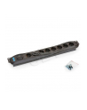 Triton Listwa zasilająca/przeciwprzepięciowa 19  RAB-PD-X08-A1 (8 gniazd w standardzie DIN  max. 16 A  przewód 3 x 1 5 mm o długości 2 m  wtyk DIN49441 16 A  kolor czarny RAL 9005   wskaźnik zasilania LED   ochrona przeciwprzepięciowa – warystor) - nr 2